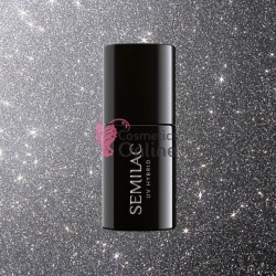 Oja UV Semilac 334 argintie cu sclipici Silver Lavender 7 ml